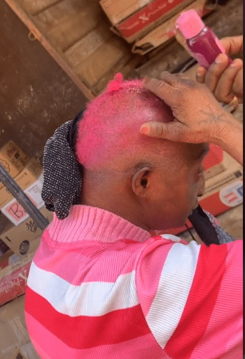 aunty ramota hair pink