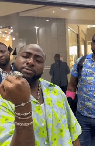 davido $20K diamond ring