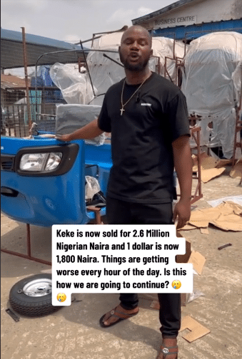 Man tricycle high cost