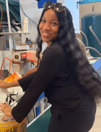 Lady ex boyfriend's rice factory