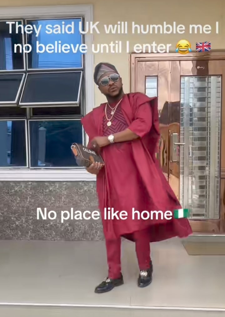 "They said UK will humble me" – Nigerian big boy turns cleaner abroad
