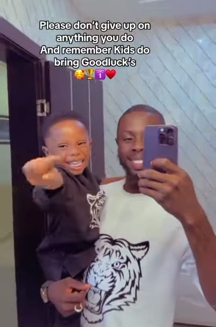 "Kids do bring good luck" – Broke single father abandoned by love raises son alone, becomes landlord