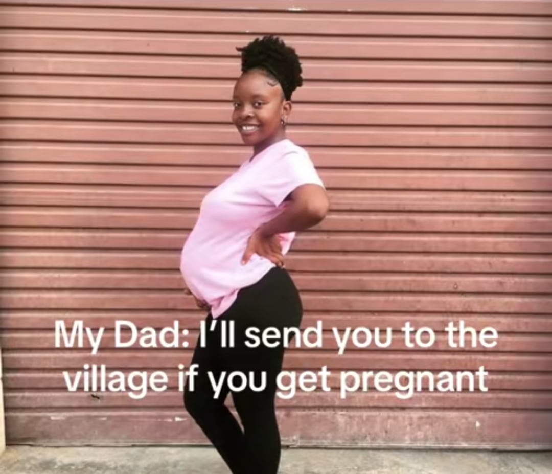 "If you get pregnant, I'll send you to village" - Lady shares video of father cherishing granddaughter, despite past warnings