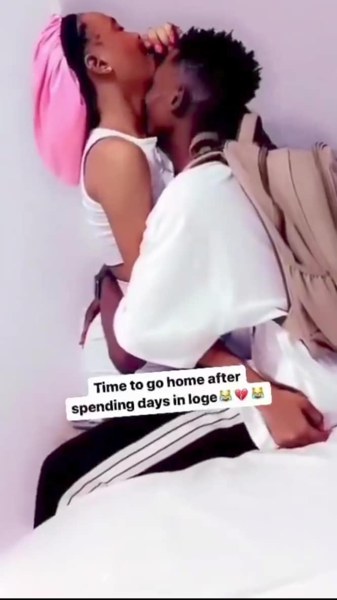 Lady cries boyfriend lodge 