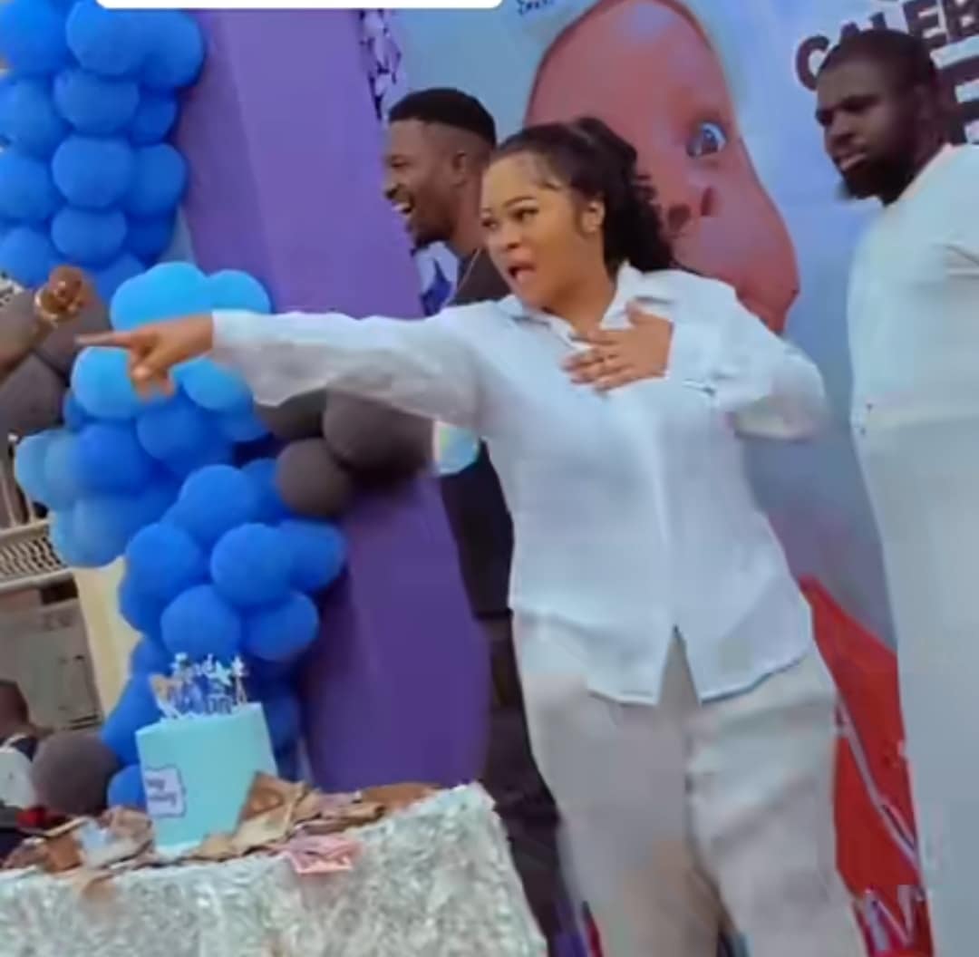 "My future wife, get ready" - Nigerian man steals the show, surprises wife with new car at son's dedication ceremony