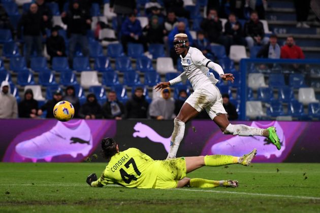 Serie A: Osimhen nets hat-trick as Napoli thrash Sassuolo 6-1