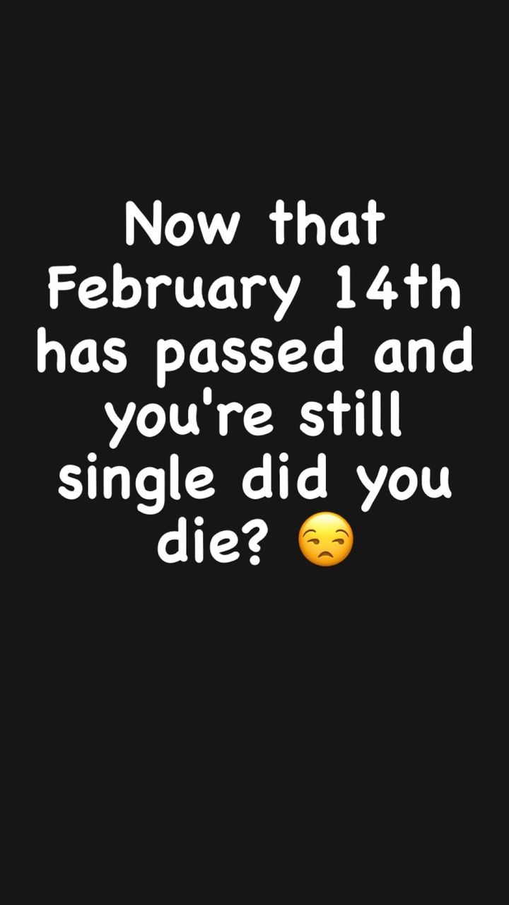 Tochi checks up on singles after Valentine's Day