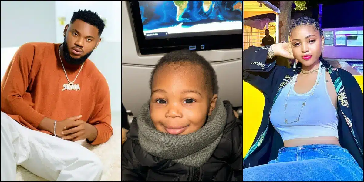 Regina Daniels reacts as ex-boyfriend unveils son on first birthday