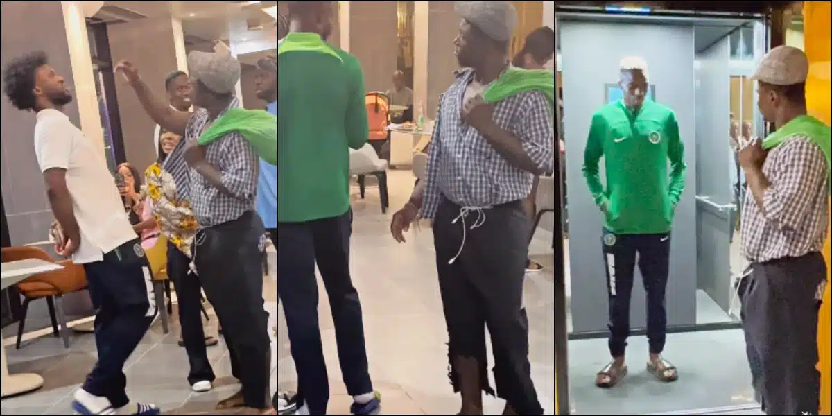 man prankster super eagles' prank