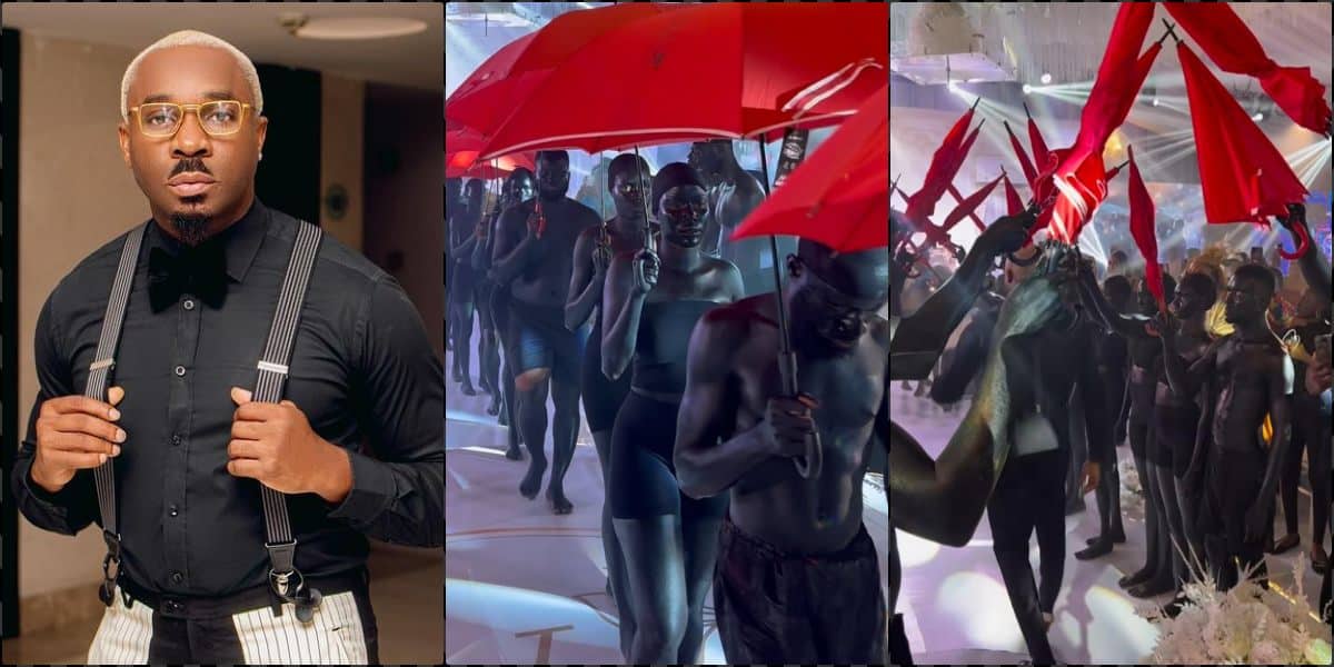 Pretty Mike storms wedding of Veekee James with black entourage, says why