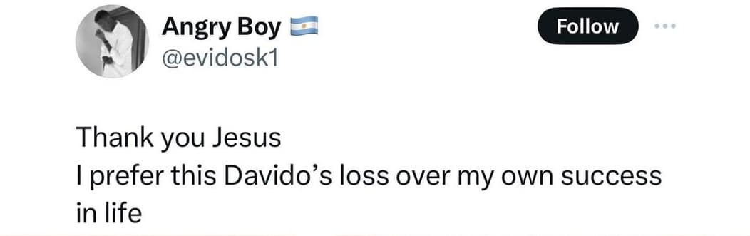 "I prefer this Davido’s Grammy loss over my own success in life” - Music critic