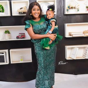 "Mummy your mouth is smelling" - Actress Biola Adekunle express shock over daughter's comment