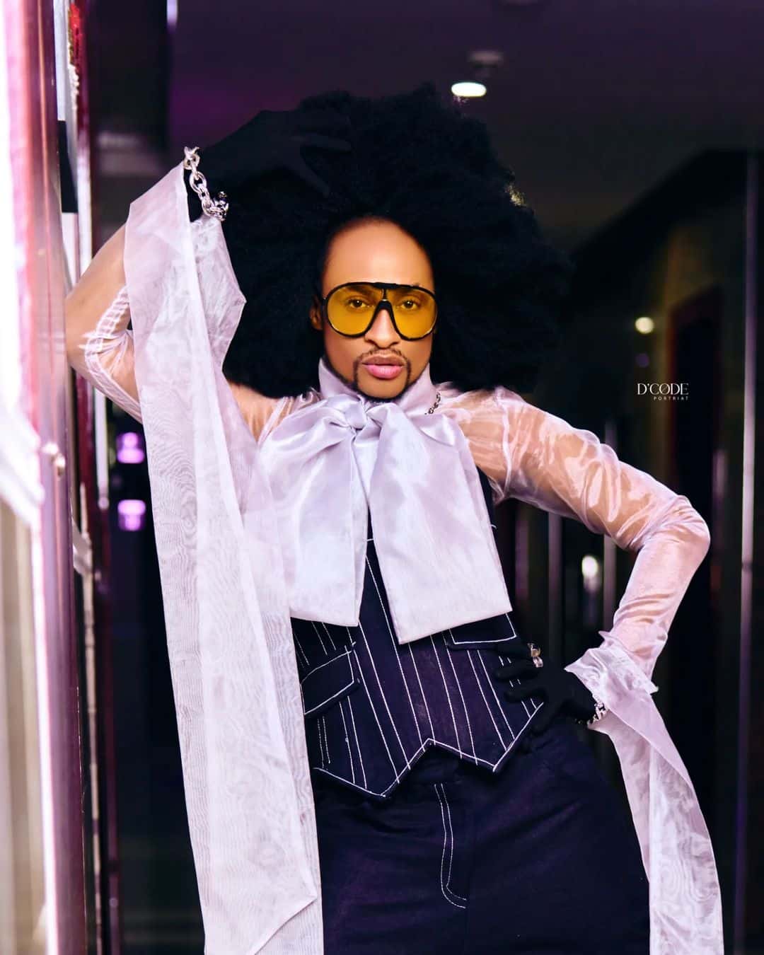 "I had a stroke on half of my face, all my hairstyles covered that side”- Denrele Edun