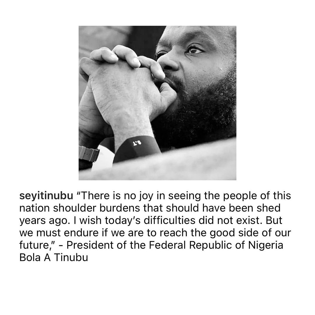 "You have Richard Mille wristwatches worth N1B yet you advise Nigerians to endure" - Netizen drags Seyi Tinubu