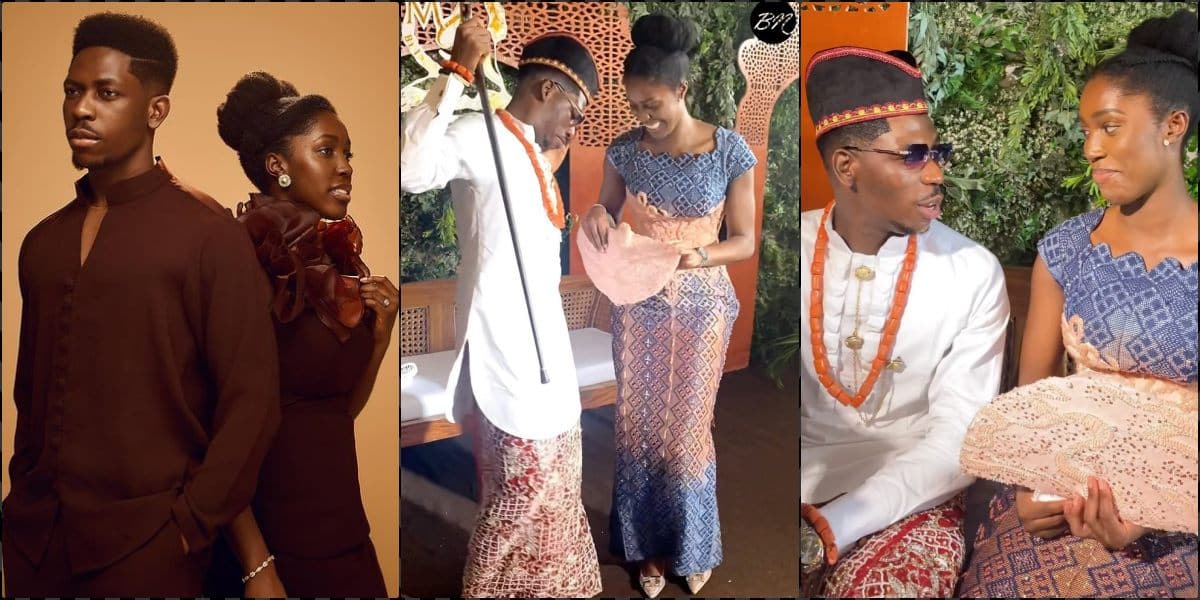Moment Moses Bliss and wife show off dance move at wedding