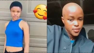Lady goes gaga after dad secretly trims her hair while sleeping