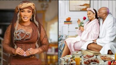 Iyabo Ojo clashes with troll who called her affection for Paulo Okoye 'desperate'