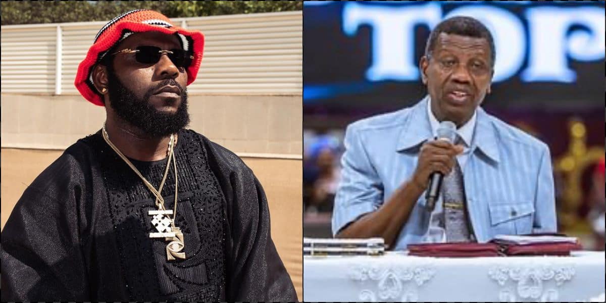 "How much dem pay you?" - Odumodublvck ridiculed as he defends Pastor Adeboye following 'tea with God'