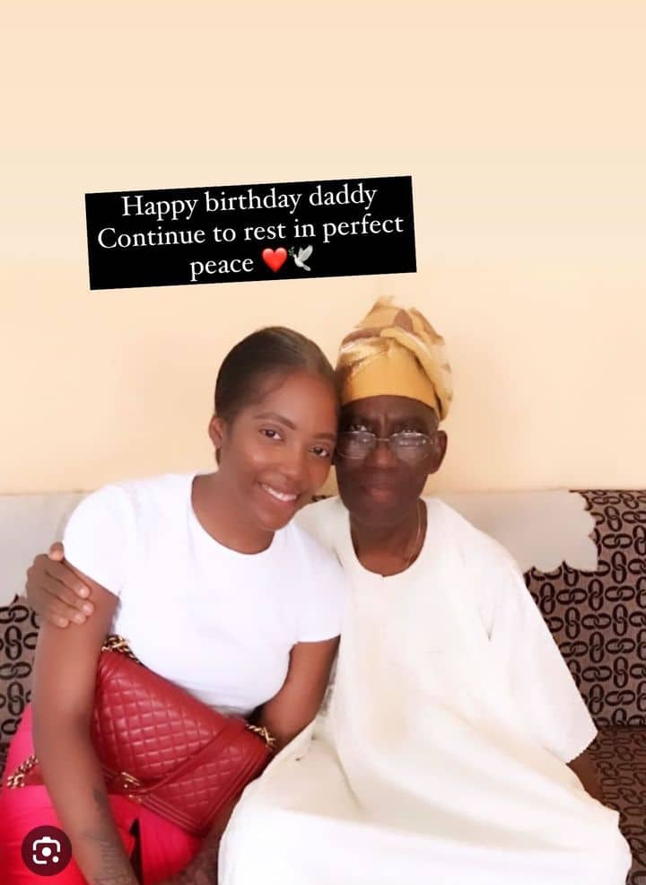 Tiwa Savage celebrates her late father's posthumous birthday