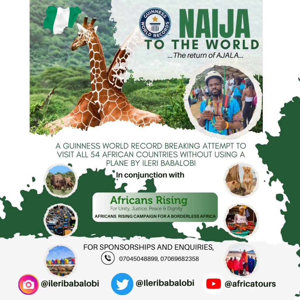 Nigerian man set to travel all 54 African countries by road, water to break record