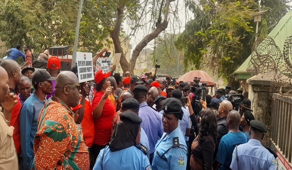”Abure is a thief” — NLC members chant as they demand sack of Labour Party’s national chairman