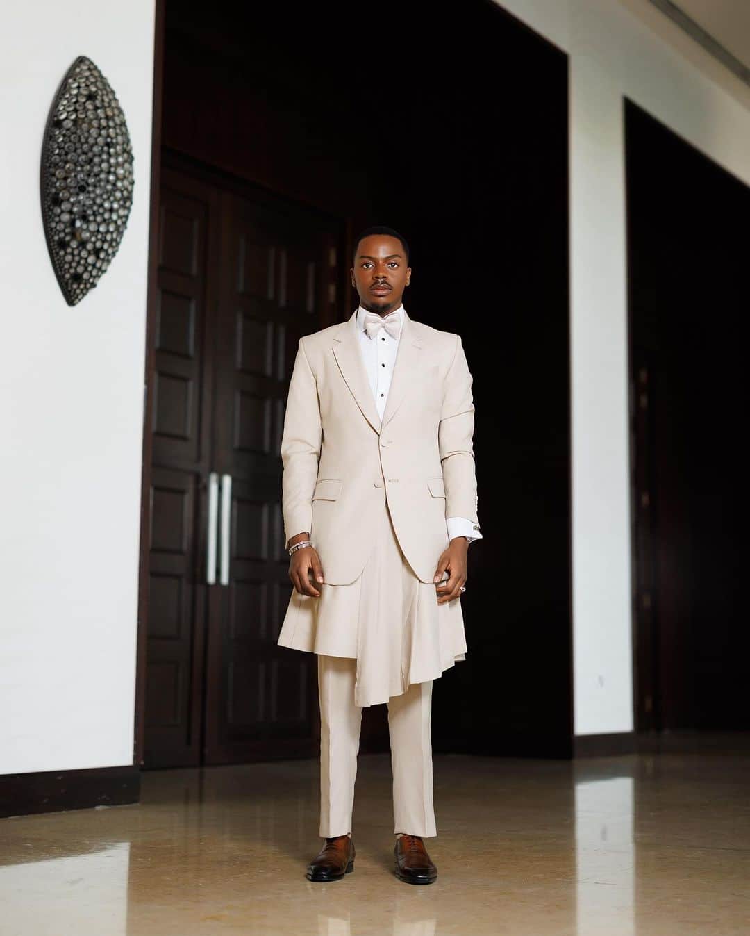 Enioluwa rants after being served one plate of rice at Moses Bliss's wedding in Ghana