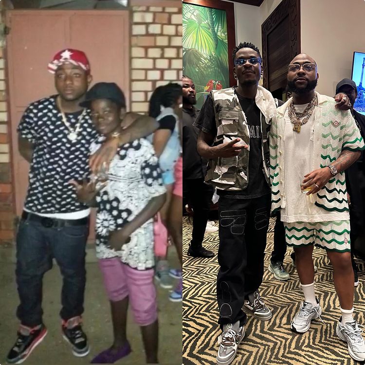 Ugandan artist Grenade shares throwback photo following performance with Davido