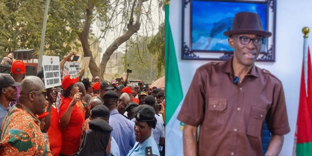 ”Abure is a thief” — NLC members chant as they demand sack of Labour Party’s national chairman