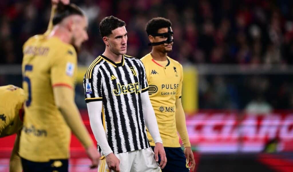 Juventus fine Vlahovic €70,000 for red card bagged in Genoa’s game