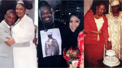 "Dem force baba marry, nothing person fit tell me" - Reactions as Don Jazzy links up with ex-wife