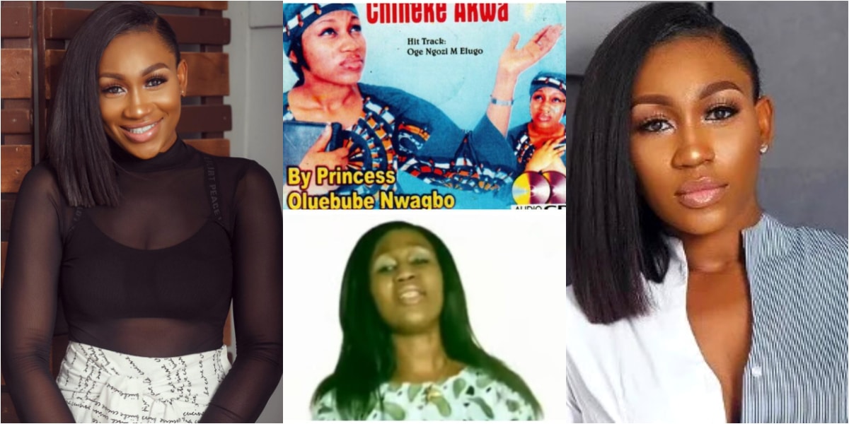 "With this song na only her village she for blow" - Reactions as old video of actress Ebube Nwagbo as gospel singer pops up