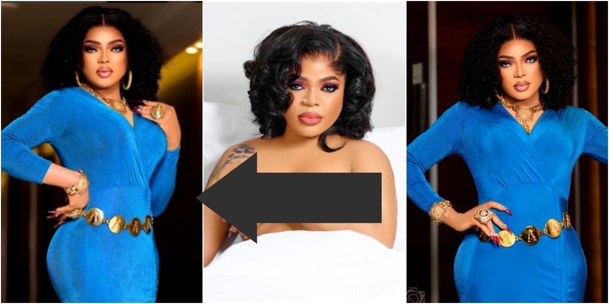 Bobrisky goes unclad in new post, shows evidence he is now a full "woman"