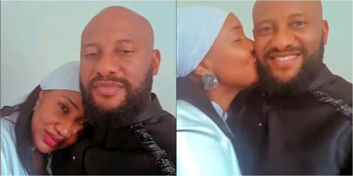 “My soulmate” – Yul Edochie gushes over wife, Judy Austin as they share lovey-dovey moment