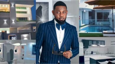 "Whom God has blessed no man can curse” - AY Makun shares video of renovated mansion months after it got burnt by fire