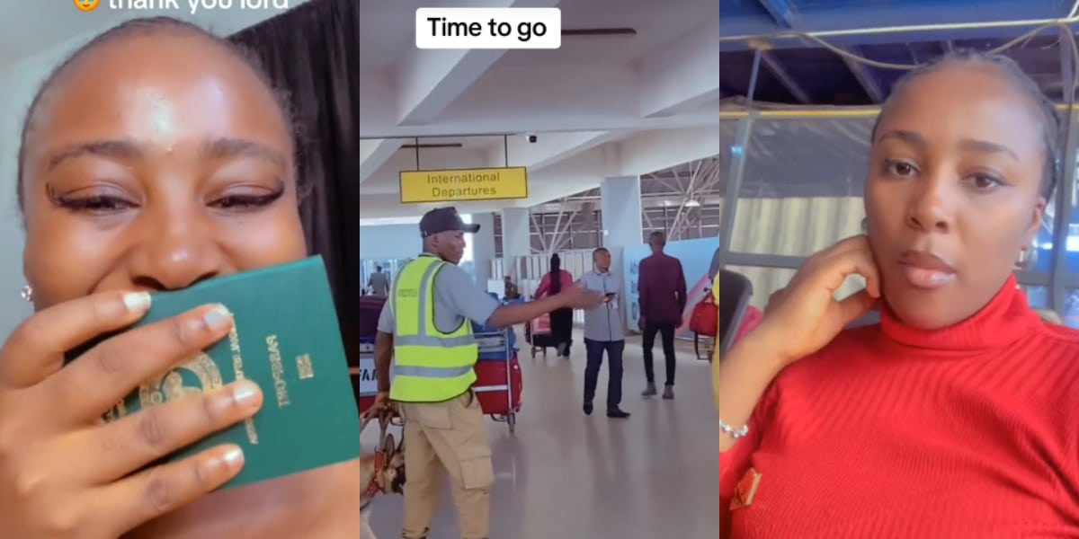 "It's time to go" - Lady packs her bags and relocates to UK, video shows her new home