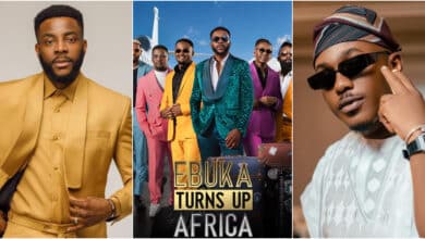 "Men version of Real housewives" - Mixed reactions as Timini Egbuson disrespects Ebuka on new reality series "Ebuka Turns Up Africa"