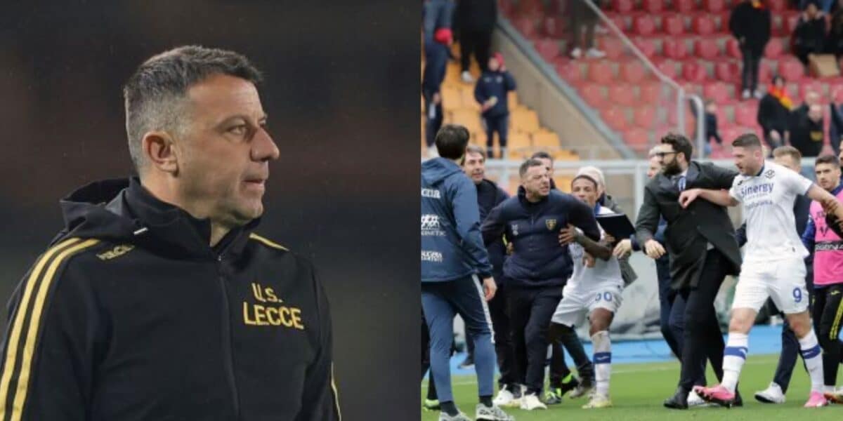 Serie A: Lecce sack coach D'Aversa after headbutting incident with Verona player