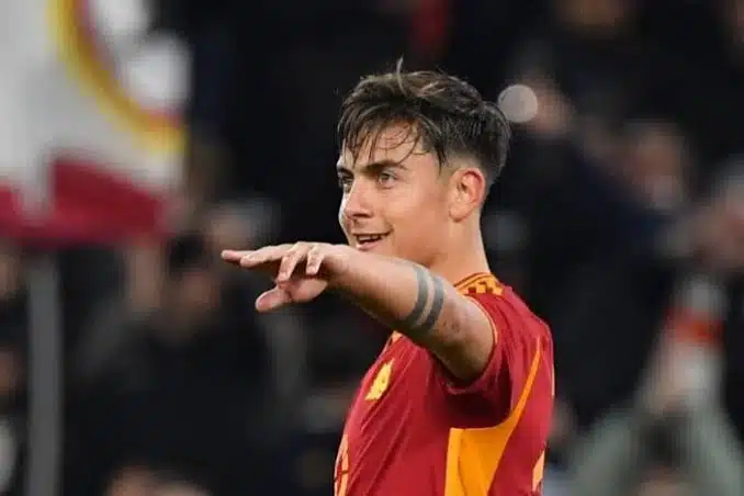 Dybala to miss Roma's clash against Sassuolo due to thigh Injury