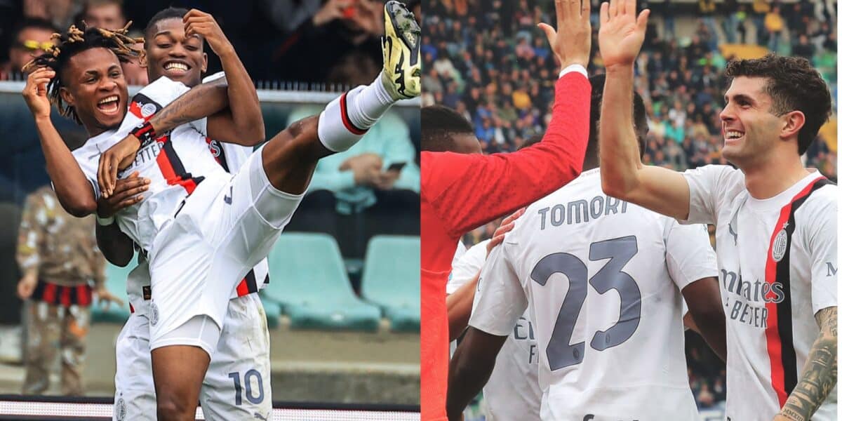 Serie A: Chukwueze on target as Milan thrash Verona 3-1