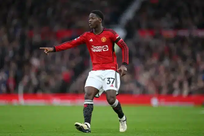 Manchester United's Kobbie Mainoo gets first England call-up