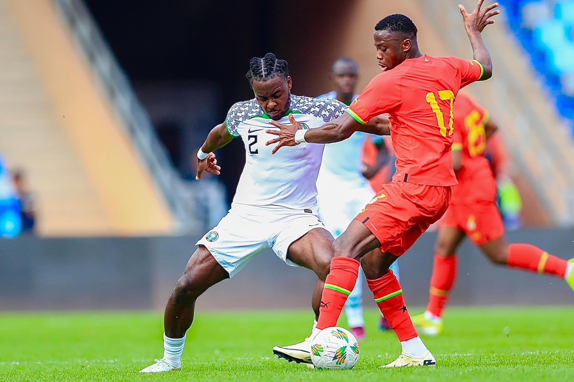 Dessers, Lookman on target as Nigeria thrash Ghana 2-1 in friendly
