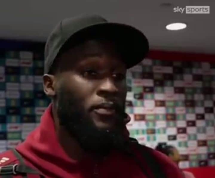 "Ask Chelsea" - Romelu Lukaku jokes about England return