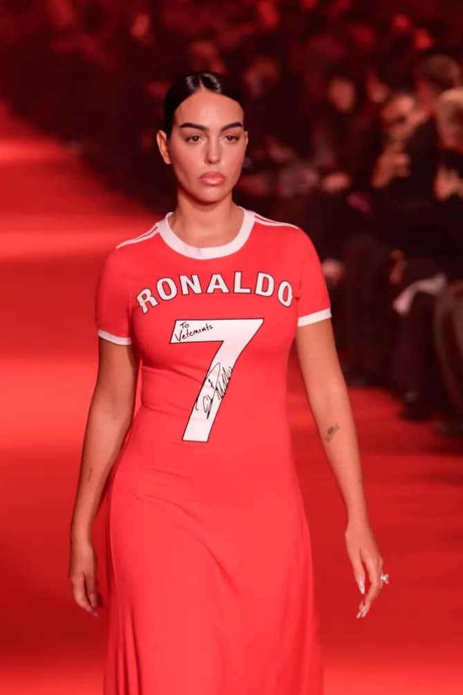 Ronaldo's girlfriend Georgina Rodriguez hints at star's retirement at Paris Fashion Week