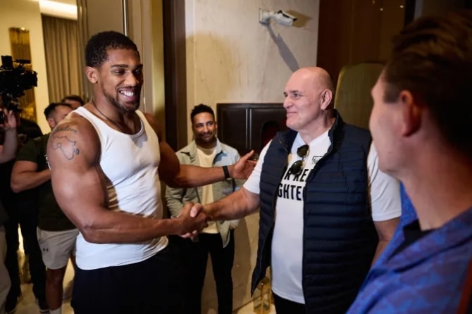 Boxing: Anthony Joshua slams Fury Sr for comments ahead of Ngannou's fight