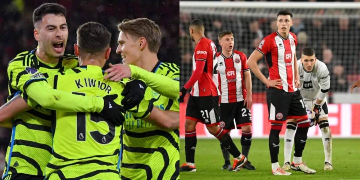 Arsenal's goal-scoring blitz continue with 6-0 thrashing of Sheffield United