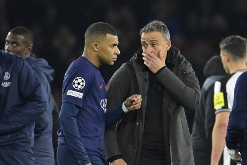 "No issues" - Mbappé denies feud rumours with boss Luis Enrique
