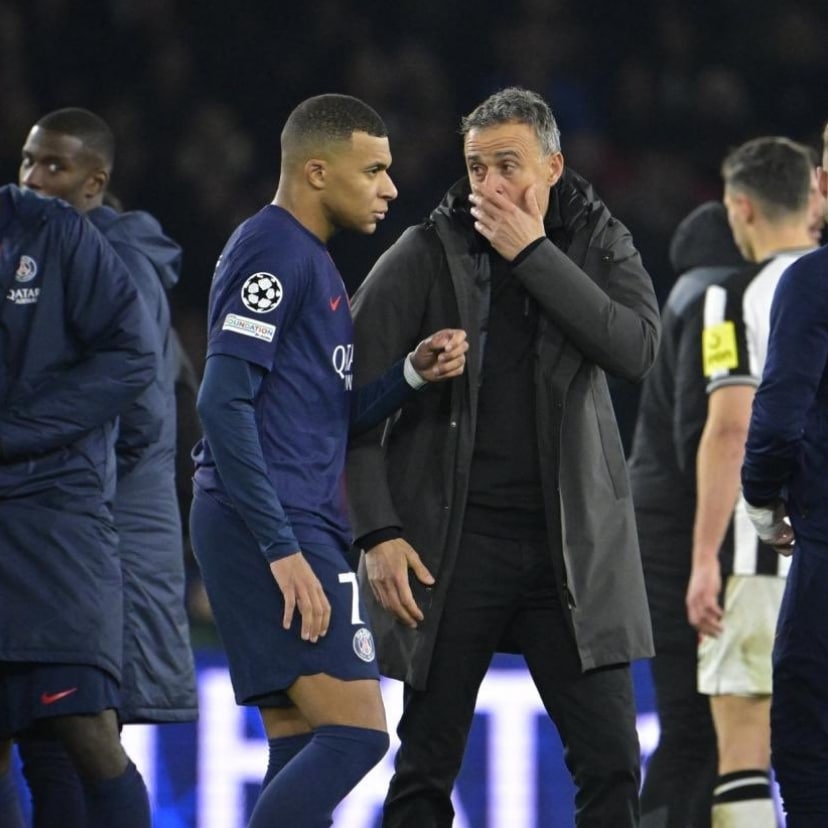 "No issues" - Mbappé denies feud rumours with boss Luis Enrique