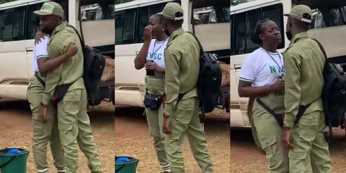 Corper tears love leave camp