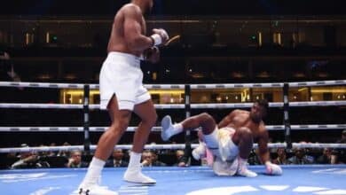 Boxing: Anthony Joshua brutally knocks out Francis Ngannou in two rounds in heavyweight clash