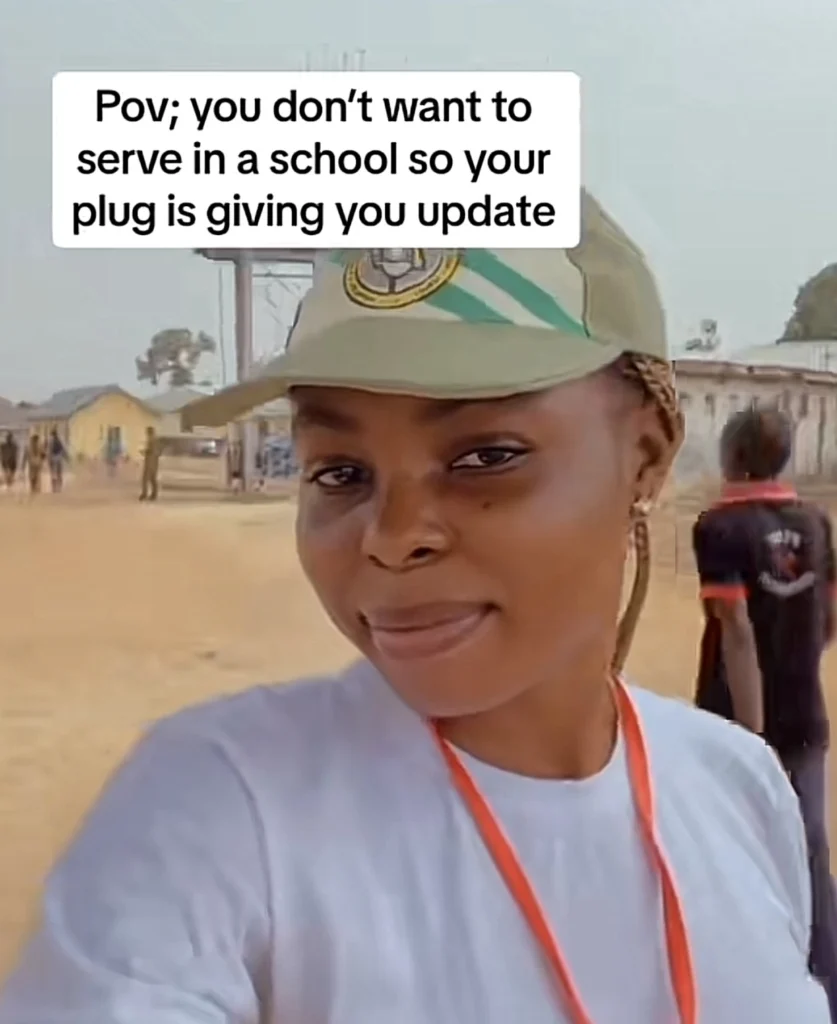 “Pretend like say you be stammerer” — Corper reveals update she received so she is not posted to teach in school